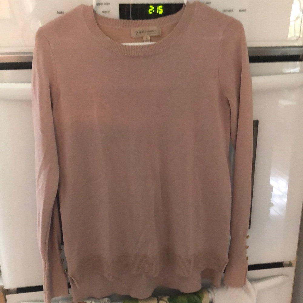 Philosophy long sleeve blouse